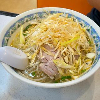 塩ネギラーメン 餃子セット(めん丸 曳舟店)