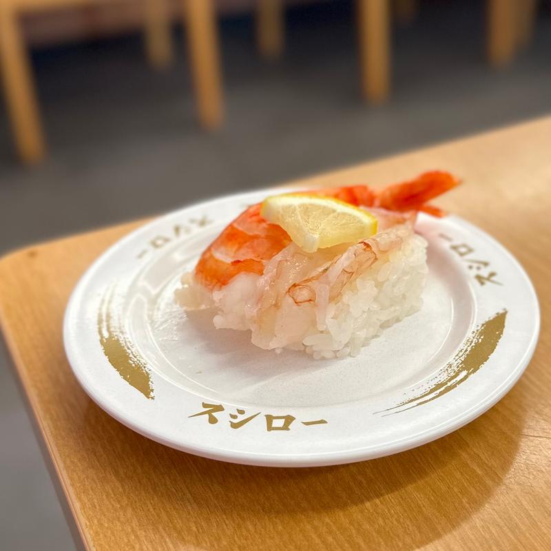 赤えびと大えび(スシロー 羽曳野店)