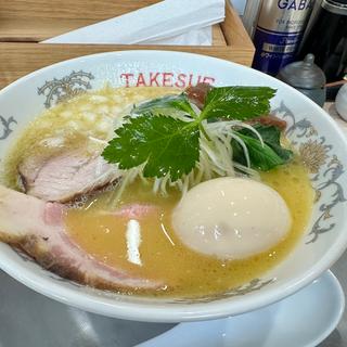 だし味玉塩こってり(ラーメン専科 竹末食堂)
