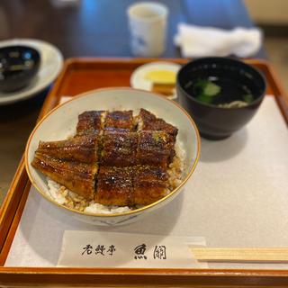 うなぎ丼上六切、肝吸