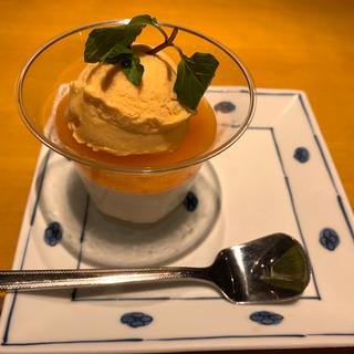 レモンティラミスマンゴーアイス添え(洋麺屋五右衛門 京都桂川イオン店)