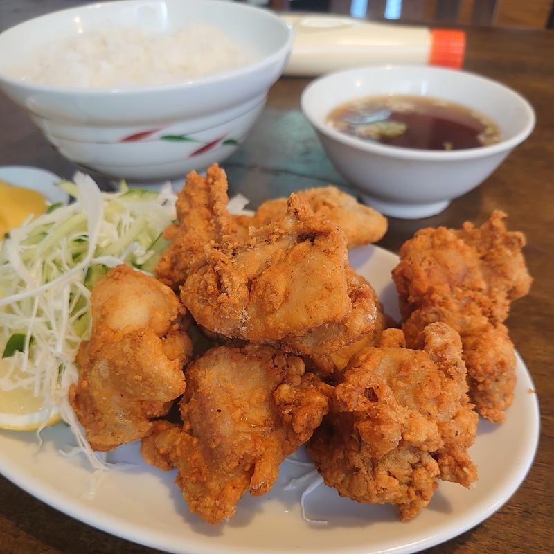 から揚げ＋ライス(登龍 （トウリュウ）)