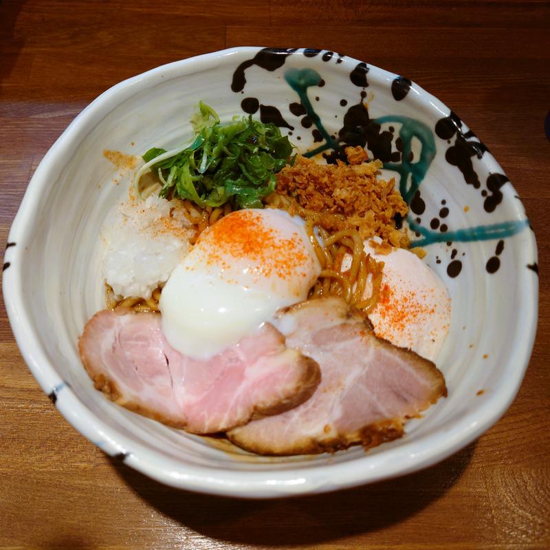 黒醤油まぜそば(みなみ食堂)