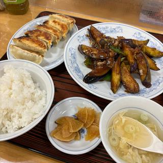 なすのみそ炒めセット(ぎょうざの満洲 桶川西口店)