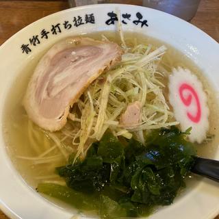 ネギ塩中華そば(青竹手打ち拉麺あさみ)