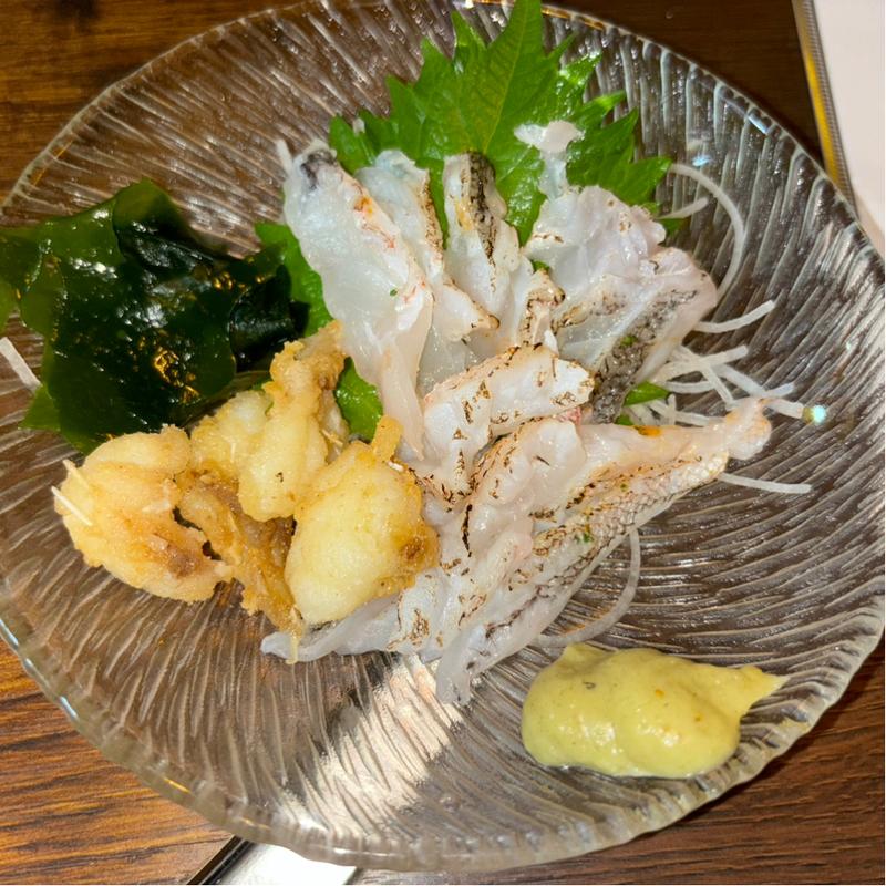 甘鯛炙りとからあげ(居酒屋！？ ゆ～らく)