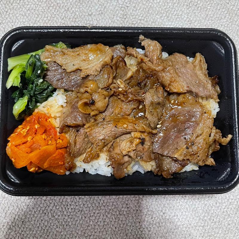 牛カルビ焼肉丼(肉のヤマ牛イオンモール広島祇園)