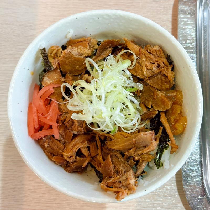 ミニチャーシュー丼(らーめん専科 海空土)