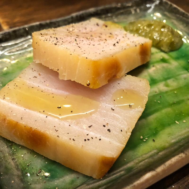 三元豚炙り焼き(蕎麦石はら 学芸大学店)