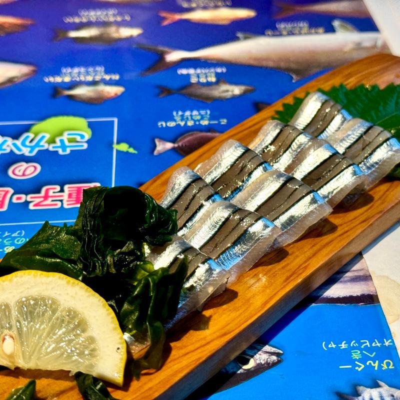 キビナゴ刺身(屋久島で民宿やってました)