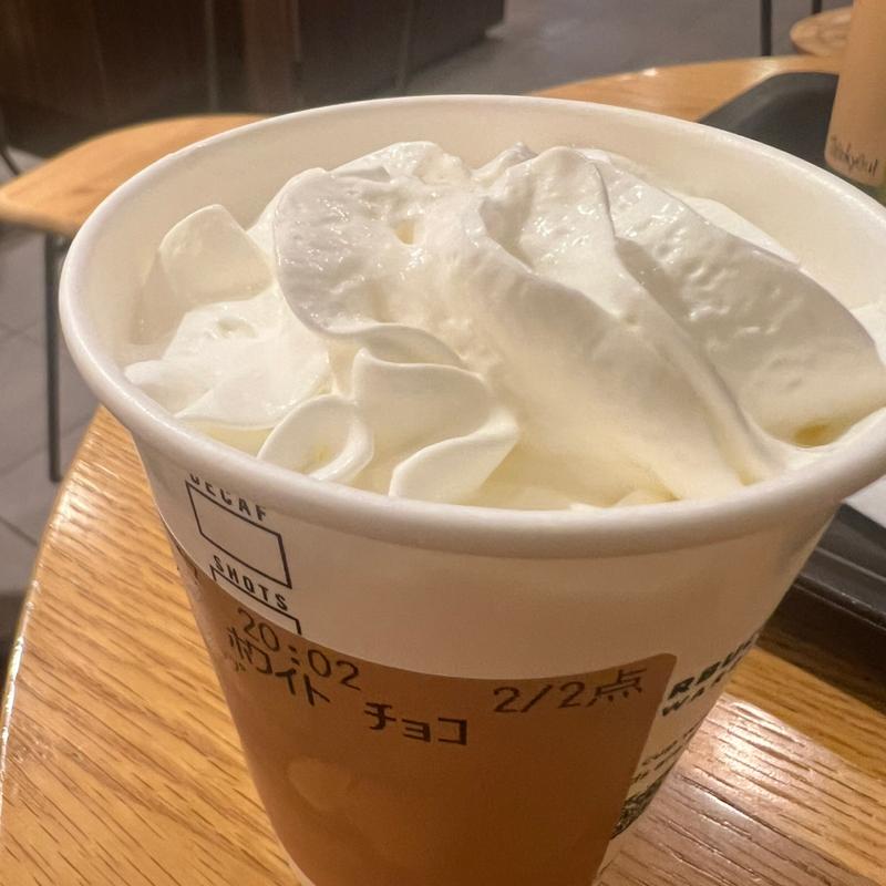 ホワイトチョコ(スターバックスコーヒー 三木サービスエリア(上り線)店)