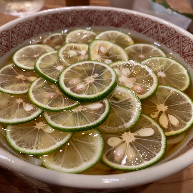 すだちうどん(そばの実 一閑人 （いっかんじん）)