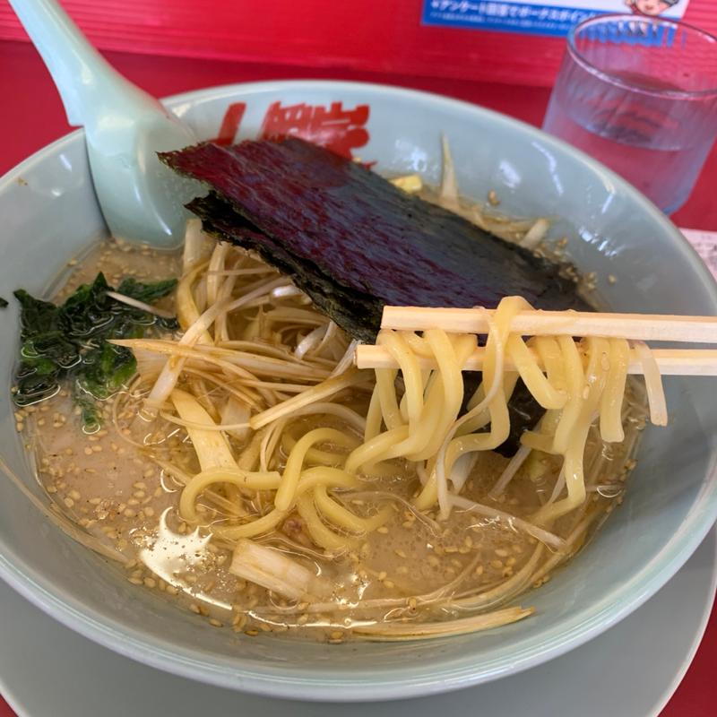 ネギ塩豚骨ラーメン(ラーメン山岡家 伊達店)