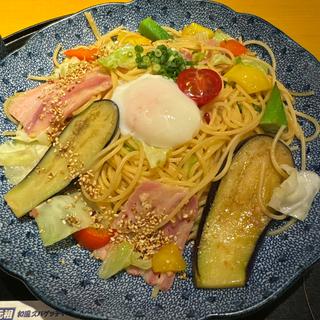 イベリコ豚と夏野菜づくしのよくばりスパゲッティー(洋麺屋五右衛門 MAGNET by SHIBUYA 109店)