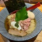 特製羅臼昆布と焼きあごの冷しとろみそば(焼きあご塩らー麺 たかはし )