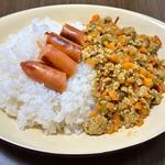 キーマカレー大盛り