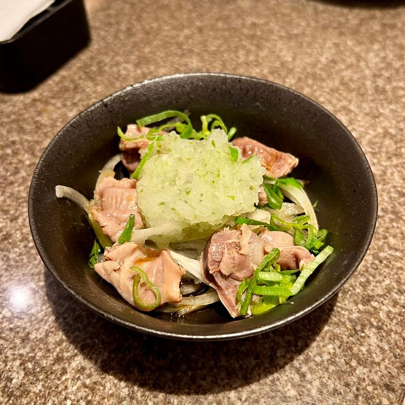 砂肝ぽん酢(串鳥番外地 東急プラザ店)