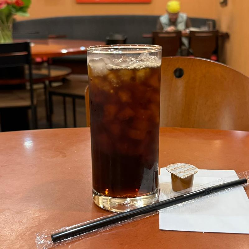 アイスコーヒー(イタリアンカフェピアソーレ)