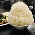 レバニラ定食 ご飯大盛り(登龍)