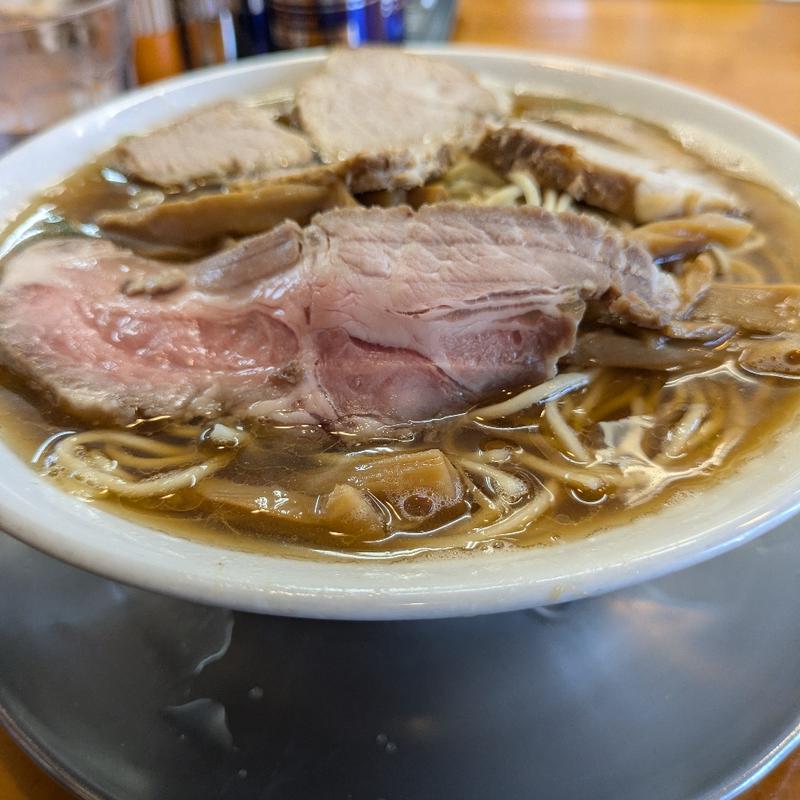 醤油拉麺（大）チャーシュー辛口トッピング(麺饗 松韻 )