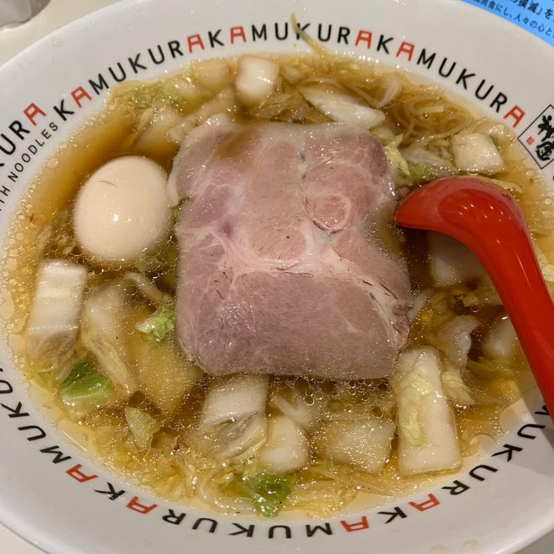 煮玉子拉麺(神座飲茶樓 横浜ジョイナス店)