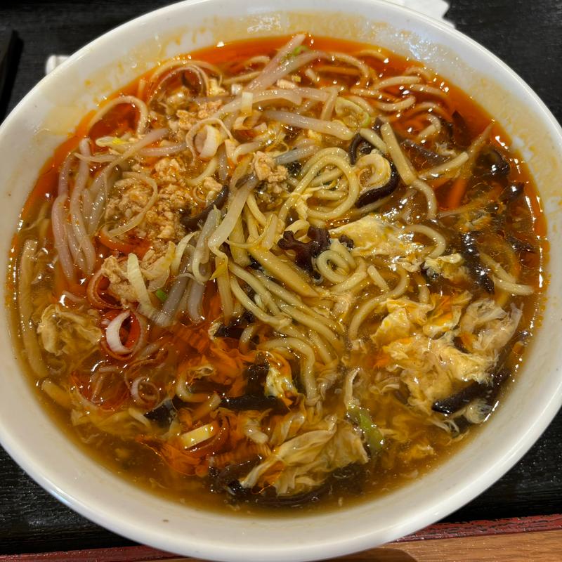 黒酢酸辣麺(王記厨房 八千代緑が丘店)