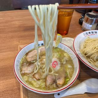 山椒鶏つけそば(三宝亭製麺)