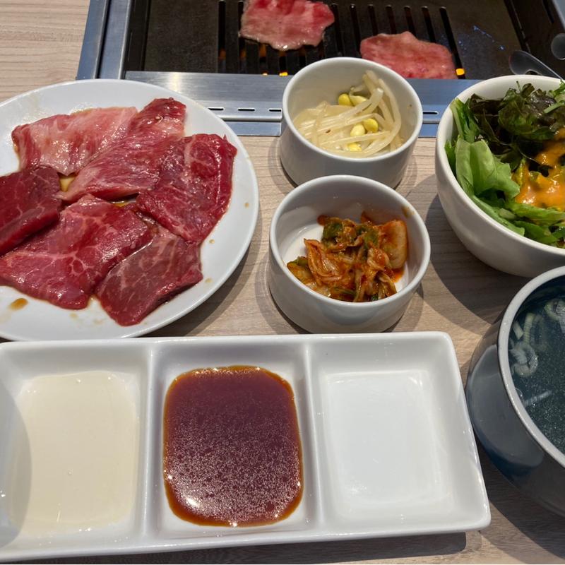 国産牛カルビ・ロースランチ(千成)