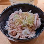 鶏皮ポン酢(炭火焼き鳥 五tsubo)
