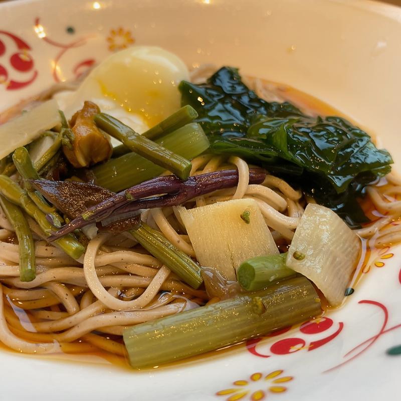 朝食そば(いろり庵きらく 新木場店)