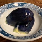 水茄子の浅漬け(泰明庵)