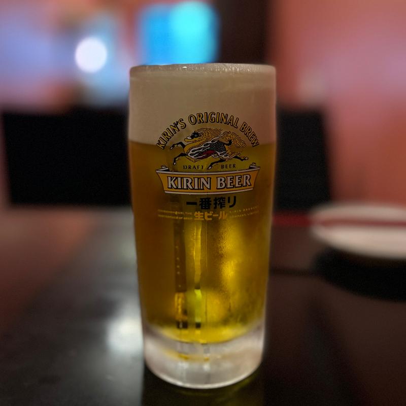 生ビール(餃子荘紅蜥蜴 桜新町店)