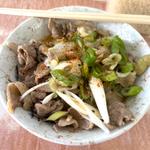 肉そば ＋ 温玉(肉そば・肉うどんの店 南天(なんてん) 本店)