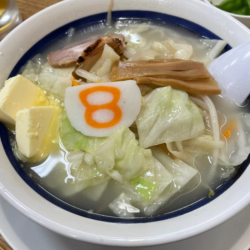 （麺1/2）小さな野菜らーめん(８番らーめん 金沢駅店)