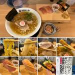 追い鰹ラーメンと赤酢握り鮨セット