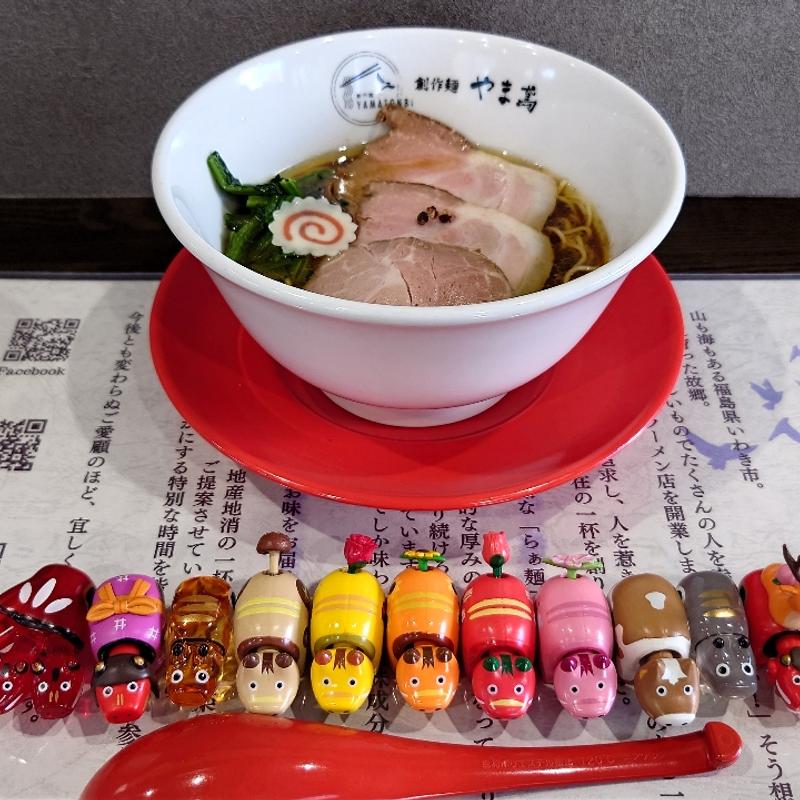 シャモそばヌードル(いわきと創作らぁ麺やま鳶)