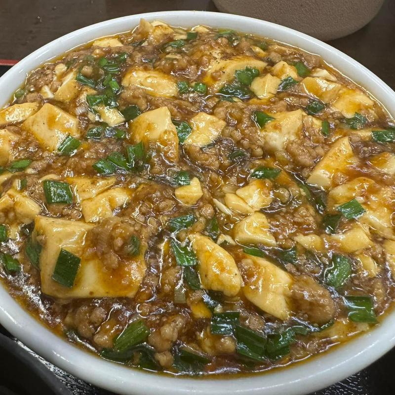 ニラ入り麻婆豆腐(中華 喜龍園)