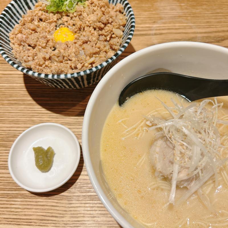 昔ながらの鶏そば定食(川北商店)