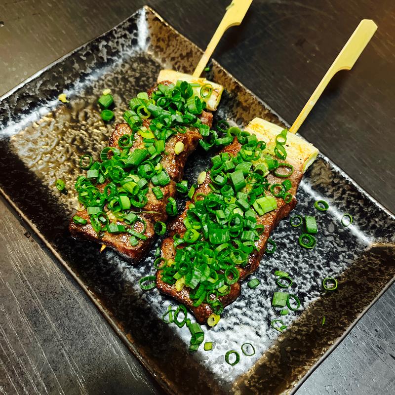 牛ハラミわさび焼き(串ひろ )