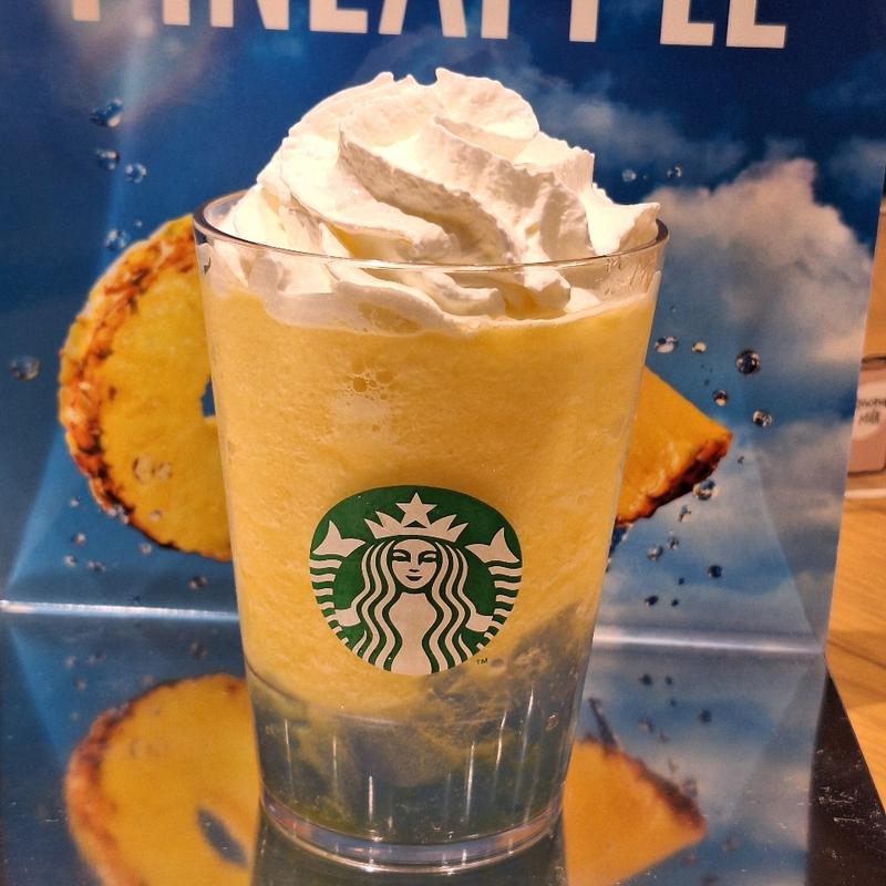サンシャインパインフラペチーノ(スターバックス コーヒー イオンタウン伊賀上野店)