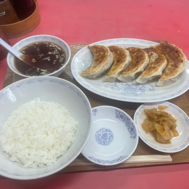 餃子定食（半ライス）(中華 昌隆)
