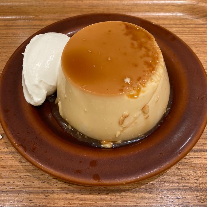 本和香糖の焼きプリン(Café＆Meal_MUJI名古屋名鉄百貨店)
