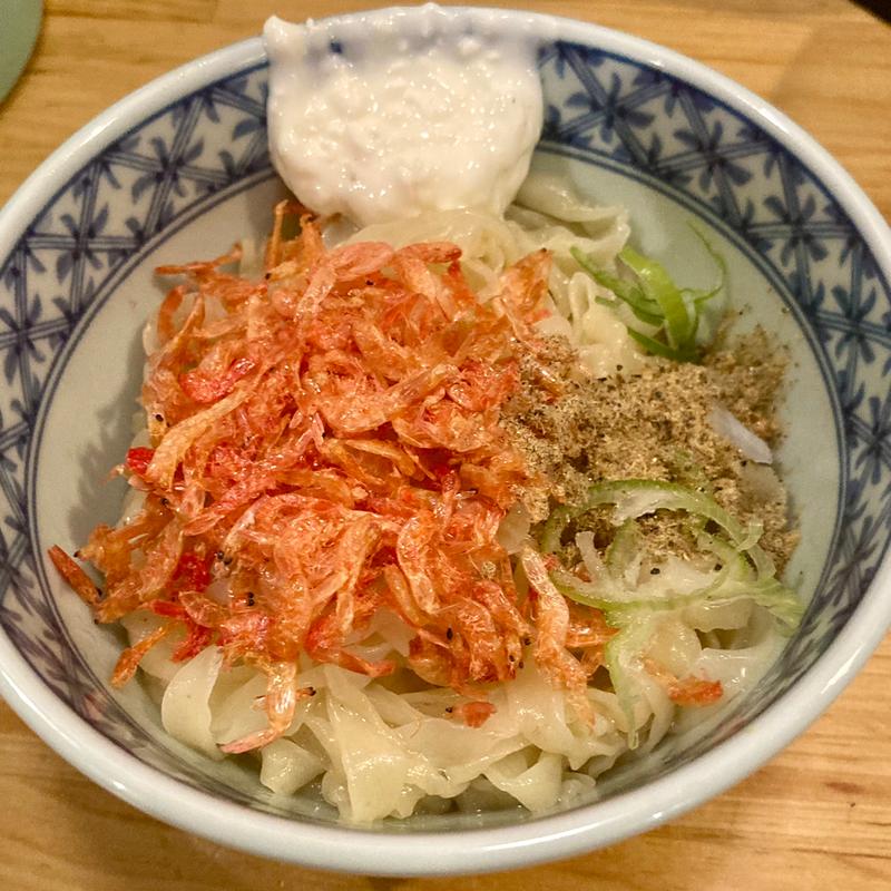 海老和え玉(ハーフ)(煮干そば 平八)