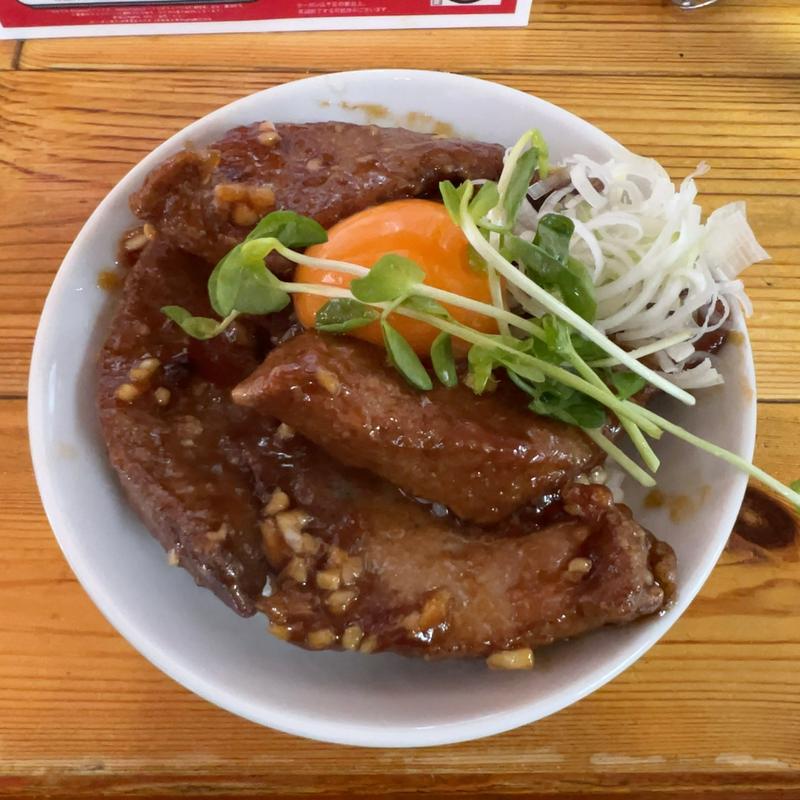 純レバ丼(中華蕎麦 みやま)