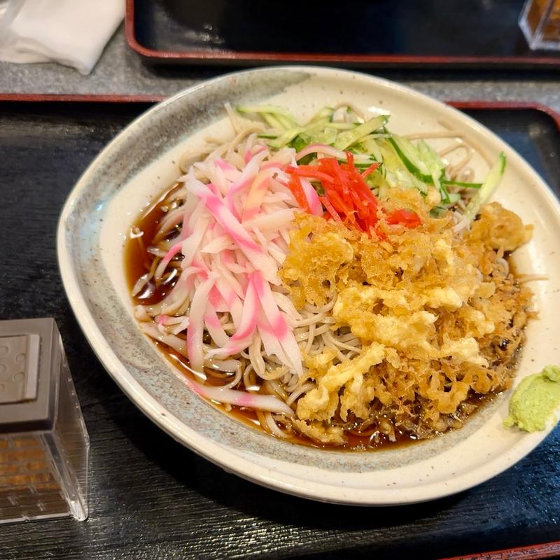 冷やしたぬきそば(寿々㐂)