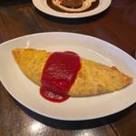 半熟卵のオムライス