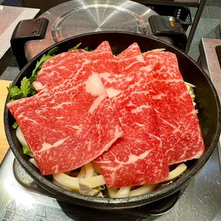 国産牛切り落としすき焼き(すき焼き 藤もと（SUKIYAKI FUJIMOTO）)