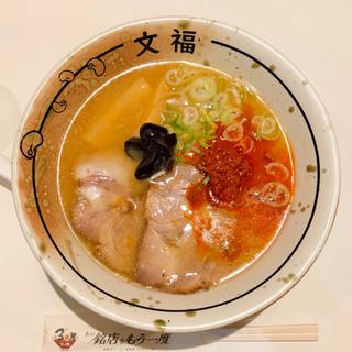 (博多文福) 辛みそ入り淡麗生味噌ラーメンレギュラー(新横浜ラーメン博物館)