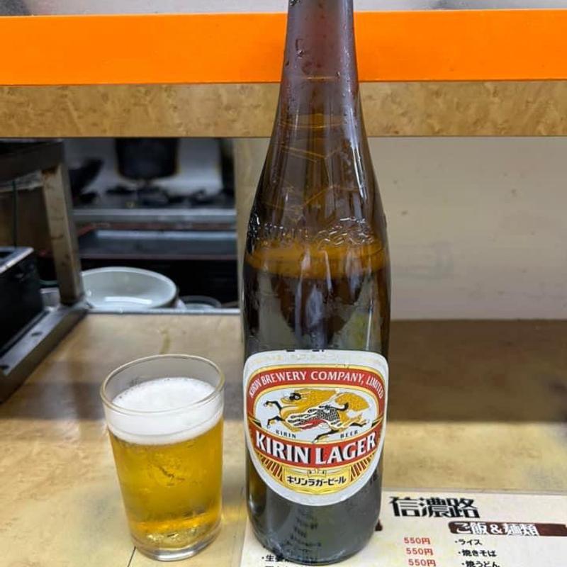 キリン大瓶ビール(信濃路 鶯谷店)