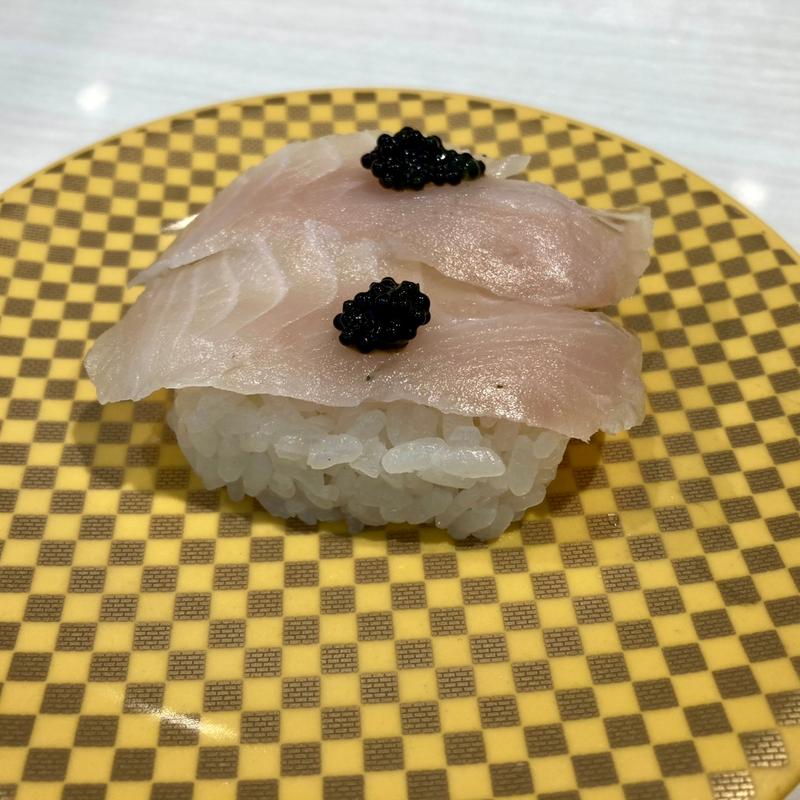 あぶらかれいランプフィッシュキャビア乗せ(魚べい 西那須野南郷屋店 （ウオベイ）)